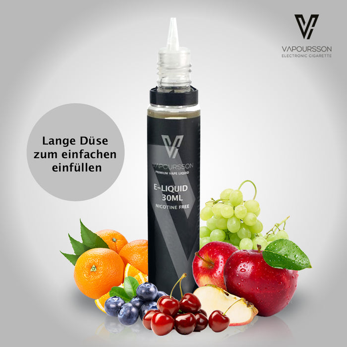 Vapoursson 30ml Kaffee 0mg E-Flasche Nikotinfrei| Shortfill Flaschen Nikotinfrei | 50/50 PG / VG - Starke echte Aromen | Für E-Shisha und E-Zigaretten