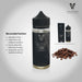 Vapoursson 100ml Kaffee 0mg E-Liquid | Shortfill Flaschen Nikotinfrei | 50/50 PG / VG - Starke echte Aromen | Für E-Shisha und E-Zigaretten