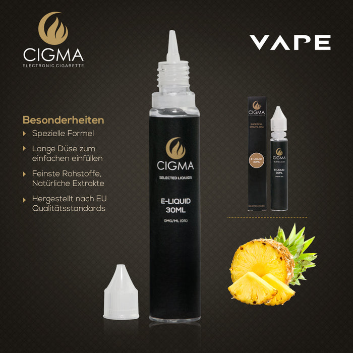 CIGMA | Ananas 30ml E Liquid 0mg | Cigee