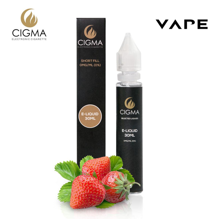 CIGMA Erdbeere 30ml E Liquid 0mg | Neue Shortfill Flaschen