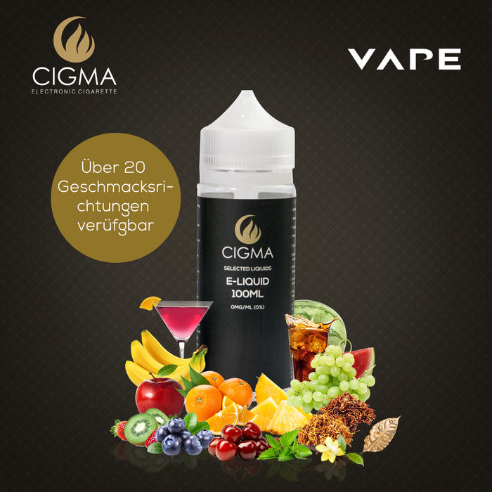 CIGMA | Ananas 100ml  E Flüssigkeit 0mg | Cigee