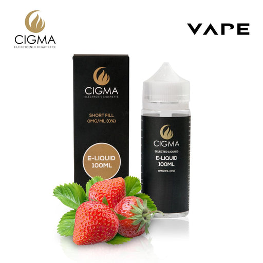 CIGMA | Erdbeere 100ml E Liquid 0mg | Cigee