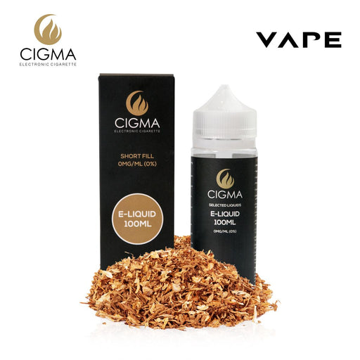 CIGMA | USA Tabak 100ml E Liquid 0mg | Cigee