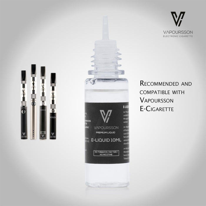 VAPOURSSON 2 X 10ml E Liquid - Tabak - Neue Formel um aus wertvollen Zutaten einen besonders starken Geschmack zu erzeugen - Hergestellt für Elektronische Zigaretten und E Shishas -
