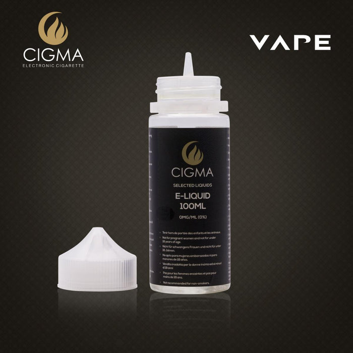 CIGMA Starke Minze 30ml E Liquid 0mg, Shortfill Flaschen, Premium Qualitätsformel nur mit hochwertigen Zutaten, Hergestellt für elektronische Zigarette und E Shisha, Eliquid