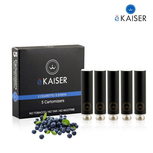 Ekaiser Blueberry Black 5 pack Cartomizer V2