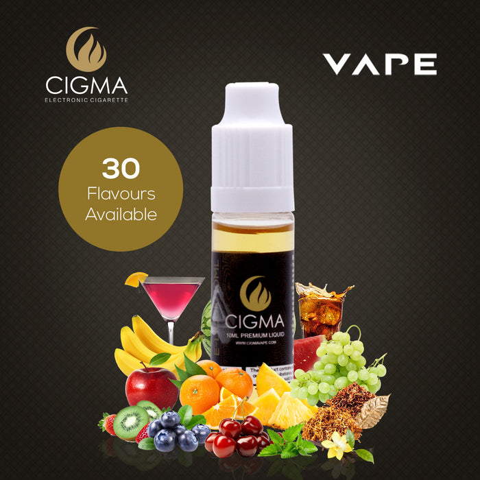 Cigma Weicher Tabak 10ml E Liquid 6mg/ml(70VG) | Cigee