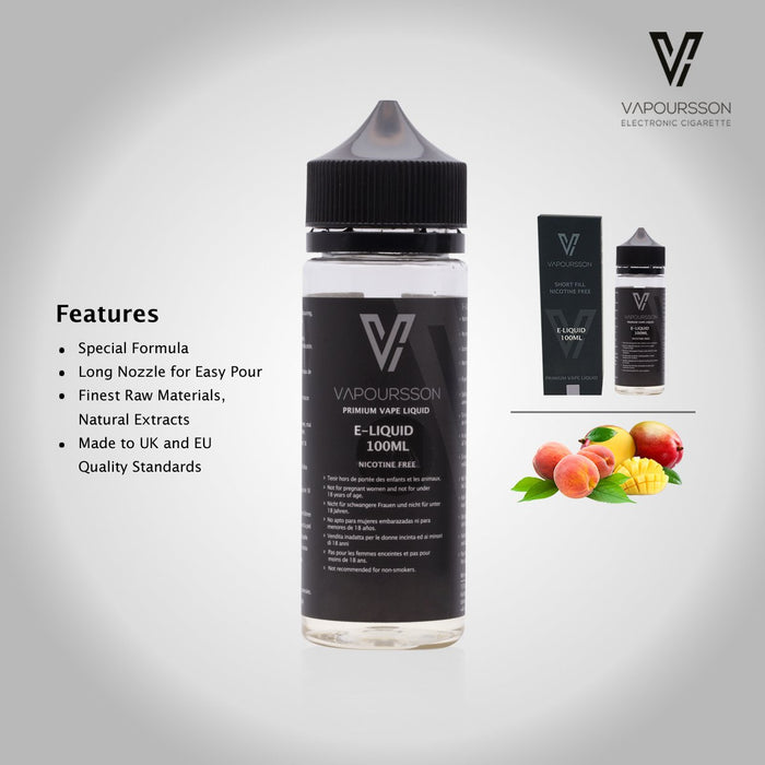 Vapoursson 100ml Mango & Pfirsich