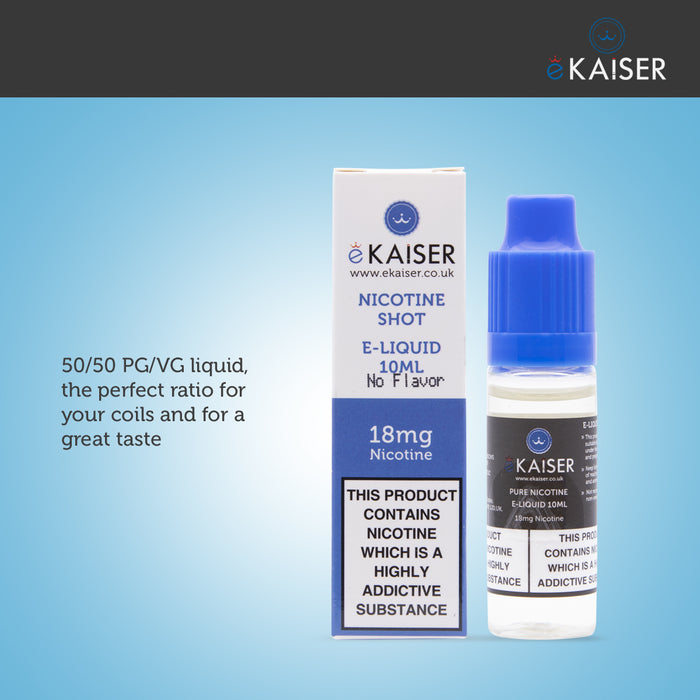 eKaiser | Nikotin Shot 10ml - 18mg | Cigee