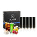 E Shisha E Liquid 5 Pack Black Cartomizer Variety Mix For eKaiser eShisha
