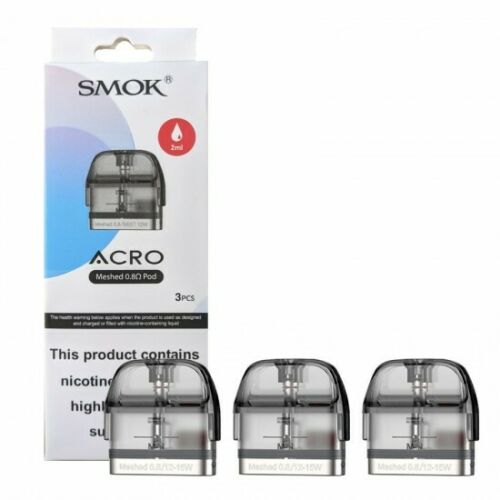 Smoke ACRO-Ersatzpods 3 Packung 0.8Ohm Mesh