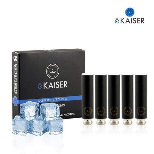 Menthol Flavour eKaiser 5er Pack Schwarze Cartomizer