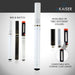 E Zigaretten Starter Kit eKaiser | Weiße Batterie mit Apfel und Erdbeere Flavour | Cigee