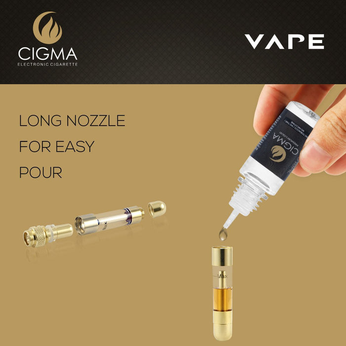 Cigma Vape Slim Schwarz Starter Set 10ml Liquid | Cigee