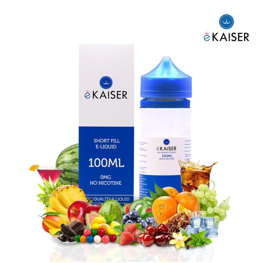 eKaiser Tabak Mix (Zigarre) 100ml E Liquid 0mg | Shortfill Flasche